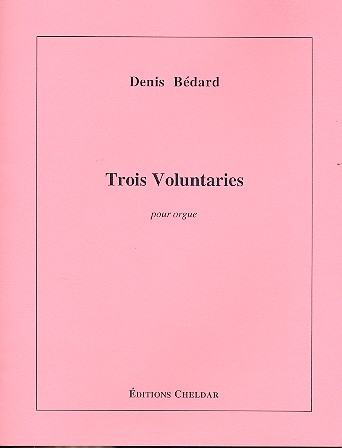3 Voluntaries&nbsp;&nbsp;pour orgue&nbsp;&nbsp;