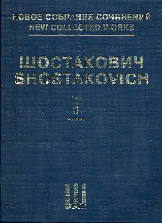 Dimitri Schostakowitsch - New collected Works Series 1 vol.5