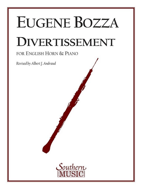 Divertissement op.39&nbsp;&nbsp;for english horn and piano&nbsp;&nbsp;