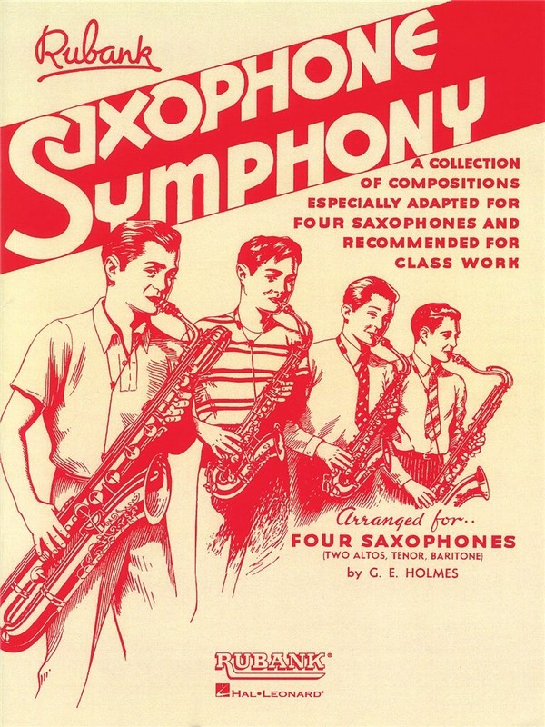 Saxophone Symphony for 4 saxophones&nbsp;&nbsp;(AATBar)&nbsp;&nbsp;score