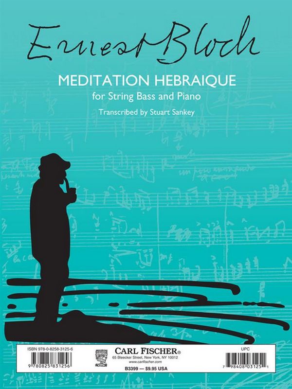 Meditation Hebraique for string bass and piano&nbsp;&nbsp;&nbsp;&nbsp;
