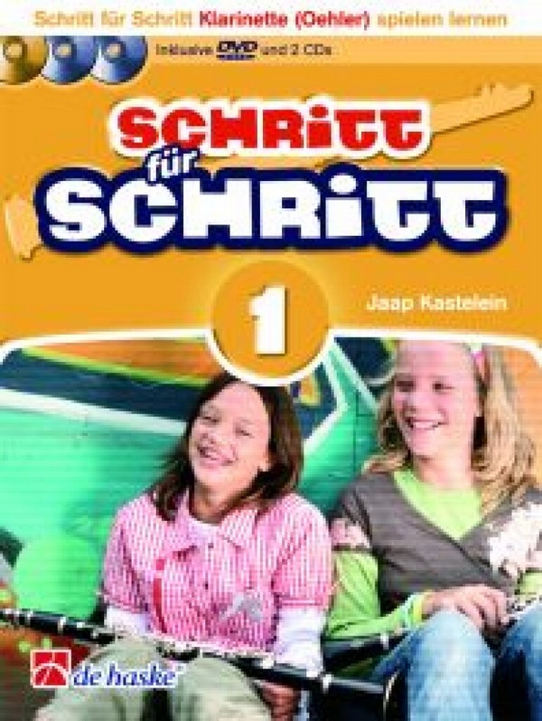 Schritt für Schritt Band 1 (+DVD +2 CD's)  für Klarinette (Oehler-System)  
