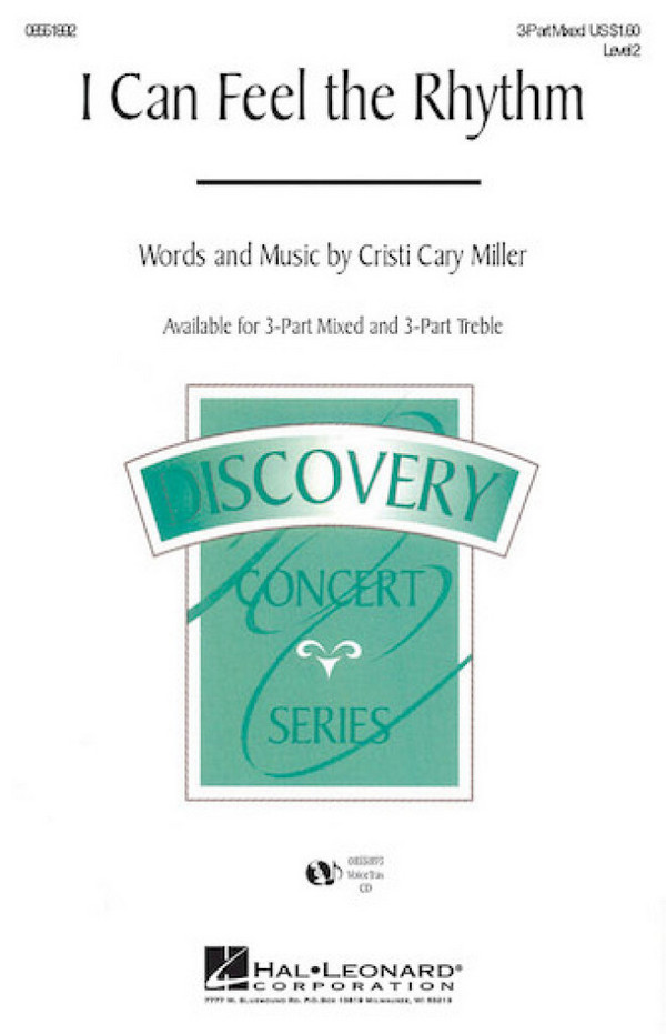 I can feel the Rhythm for mixed chorus&nbsp;&nbsp;(SAB), piano, claves and conga drums&nbsp;&nbsp;score