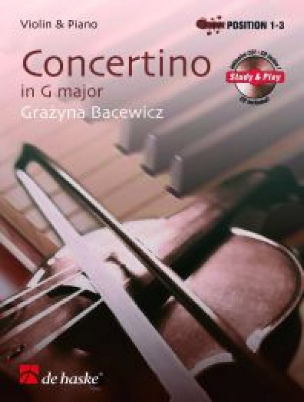 Concertino G-Dur (+CD)  für Violine und klavier  