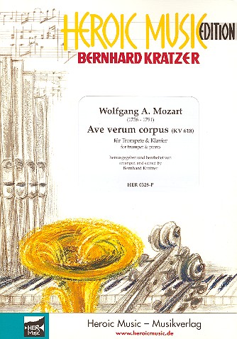 Ave verum corpus KV618 (Ausgabe in As)  für Trompete und Klavier  
