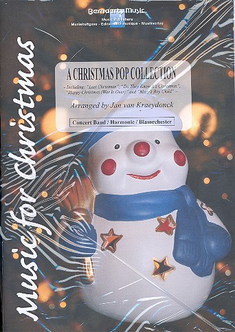 A Christmas Pop Collection: für Blasorchester  Partitur und Stimmen  