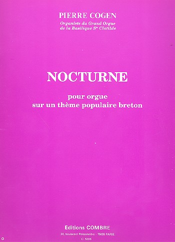 Nocturne sur un thème populaire  pour orgue  
