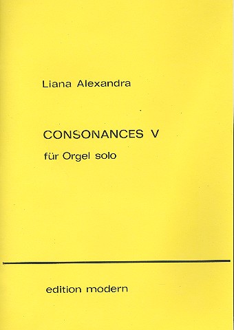 Consonances 5  für Orgel  