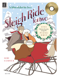 Sleigh Ride for two (+CD) for piano duet&nbsp;&nbsp;score&nbsp;&nbsp;
