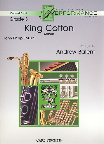 King Cotton March for concert band  score and parts  