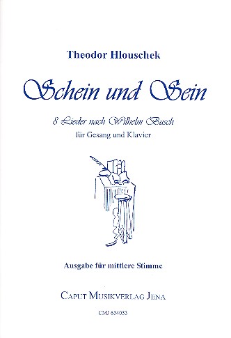 Schein und Sein   für Gesang (mittel) und Klavier  