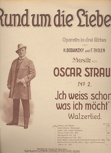 Ich weiss schon was ich möcht&nbsp;&nbsp;aus Rund um die Liebe&nbsp;&nbsp;für Gesang und Klavier