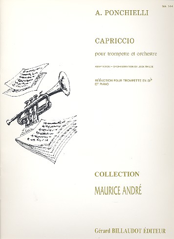 Capriccio pour trompette et orchestre&nbsp;&nbsp;pour trompette et piano&nbsp;&nbsp;