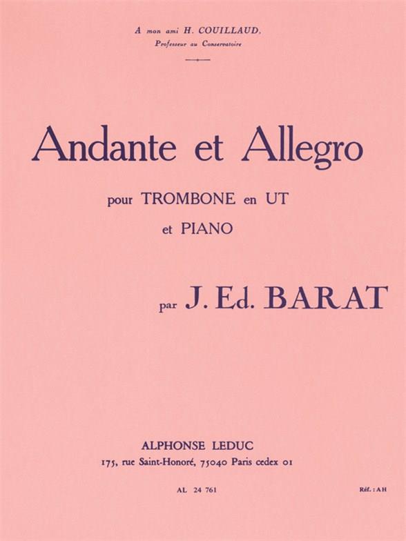 Andante et Allegro  pour trombone et piano  