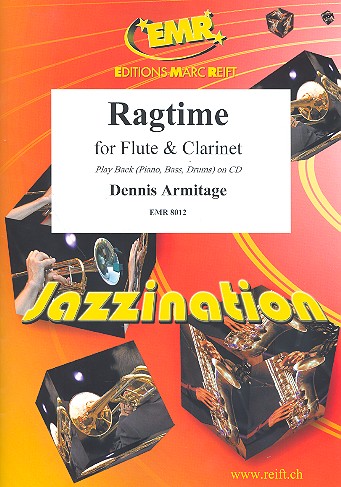 Ragtime: für Flöte und Klavier&nbsp;&nbsp;Klarinette ad lib&nbsp;&nbsp;Stimmen