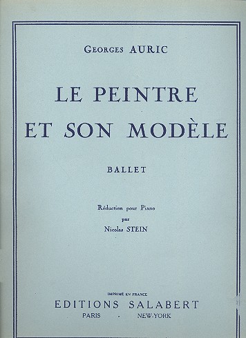 Le peintre et son modèle - ballet  pour piano  