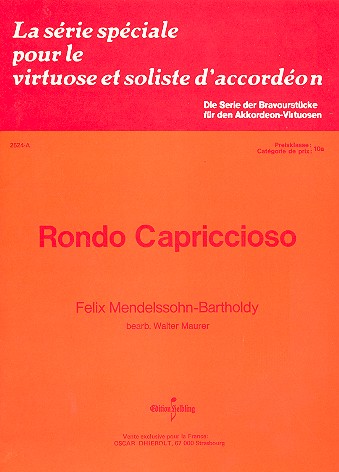 Rondo capriccioso op.14&nbsp;&nbsp;für Akkordeon&nbsp;&nbsp;