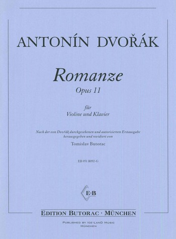 Romanze op.11 für Violine&nbsp;&nbsp;und Klavier&nbsp;&nbsp;