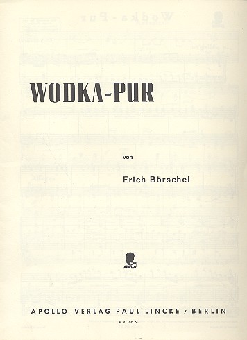 Wodka-Pur  für Klavier  