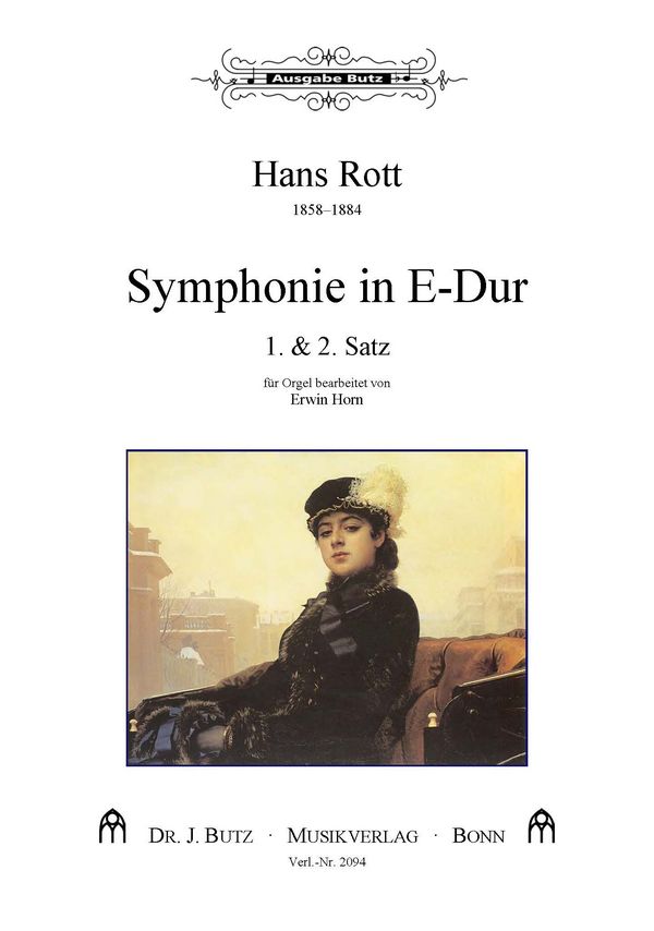 Sinfonie E-Dur (1. und 2. Satz)&nbsp;&nbsp;für Orgel&nbsp;&nbsp;