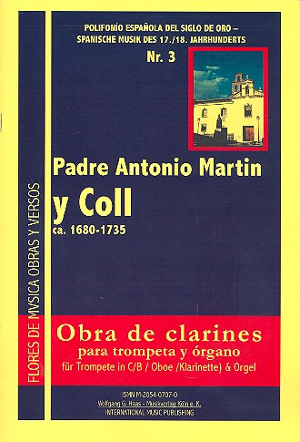 Obra de clarines für Trompete&nbsp;&nbsp;(Oboe/Klarinette) und Orgel&nbsp;&nbsp;