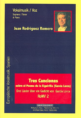 3 Lieder über ein Gedicht RoWV2   für Gesang und Klavier  