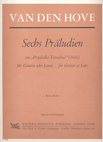 6 Präludien  für Gitarre (Laute)  