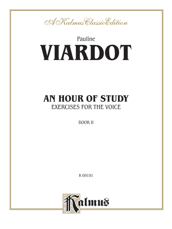 An Hour of Study vol.2   for voice and piano  