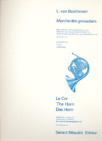 Marche des grenadiers &nbsp;&nbsp;pour 2 clarinettes, 2 cors et 2 bassoons&nbsp;&nbsp;partition et parties