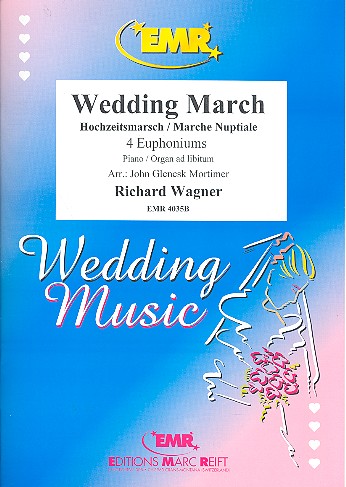 Wedding March for 4 euphoniums&nbsp;&nbsp;(piano/organ ad lib)&nbsp;&nbsp;score and parts
