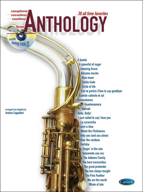 Anthology vol.1 (+CD) for tenor saxophone    