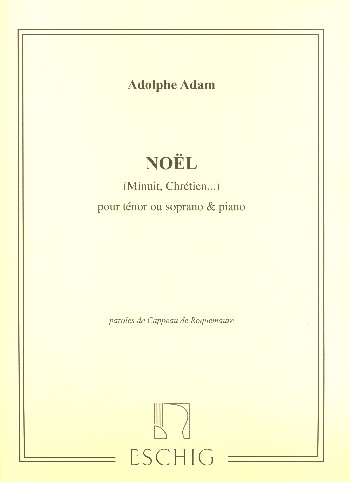 Noel für Gesang (hoch) und Klavier&nbsp;&nbsp;(frz)&nbsp;&nbsp;