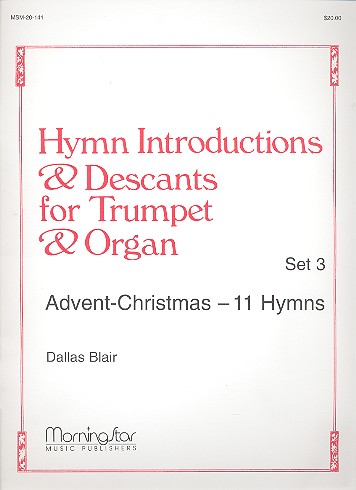 Hymn Introduction and Descants vol.3&nbsp;&nbsp;for trumpet and organ&nbsp;&nbsp;
