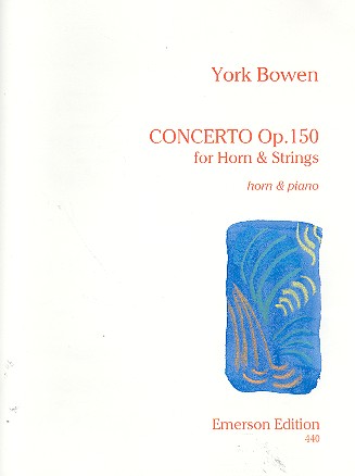 Concerto op.150  for horn and strings  for horn and piano