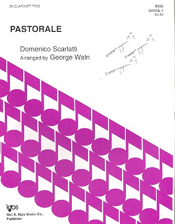 Pastorale für 3 Klarinetten&nbsp;&nbsp;Partitur und Stimmen&nbsp;&nbsp;