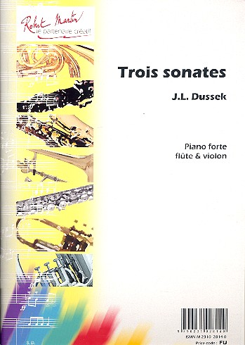 3 Sonates pour flûte (violon) et piano    