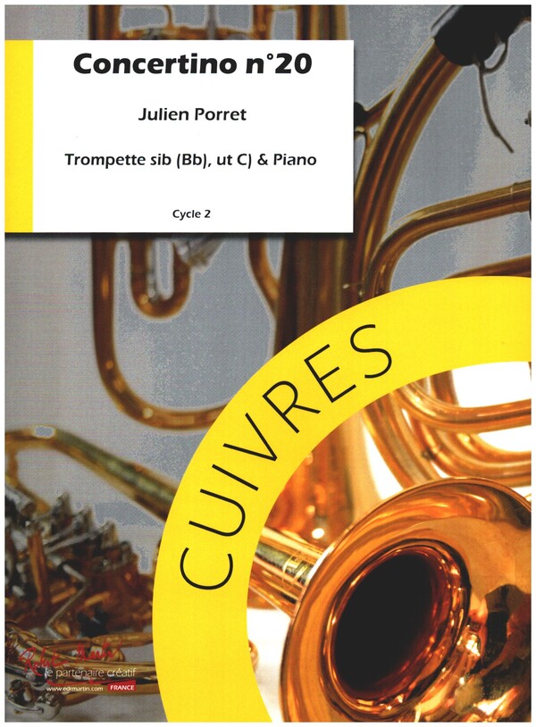 Concertino no.20&nbsp;&nbsp;pour trompette (cornet) et piano&nbsp;&nbsp;