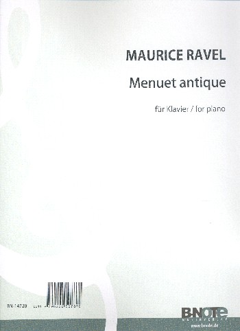 Menuet antique&nbsp;&nbsp;für Klavier&nbsp;&nbsp;