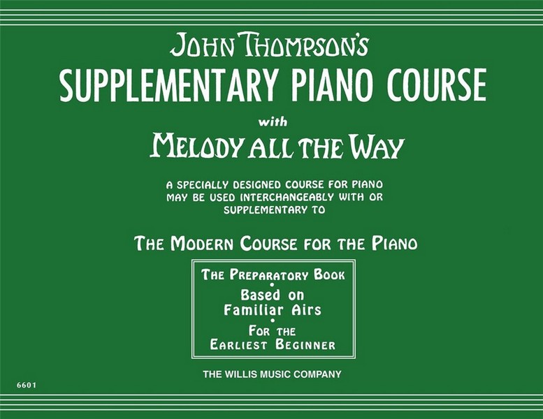 Supplementary Piano Course  Preparatory Book  