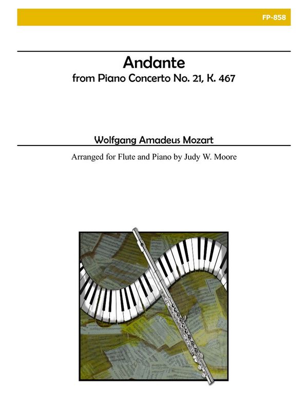Andante from Piano Concerto no.21 KV21  for flute and piano (harpsichord)  