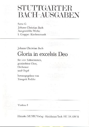 Gloria in excelsis Deo  für Soli, gem Chor und Orchester  Violine 1