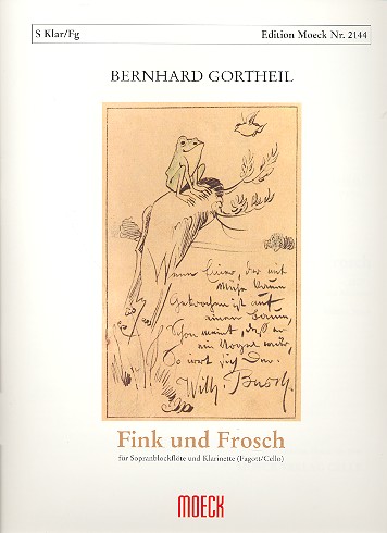 Fink und Frosch für Sopranblockflöte