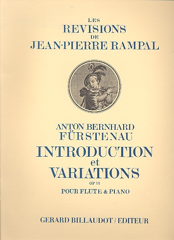 Introduction et variations op.72  pour flute t piano  
