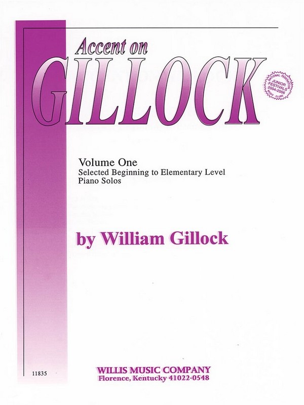 Accent on Gillock vol.1&nbsp;&nbsp;for piano&nbsp;&nbsp;