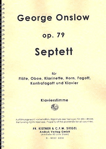 Septett op.79 für Flöte, Oboe,  Klarinette, Horn, Fagott, Kontrafagott  und Klavier (Kopie)