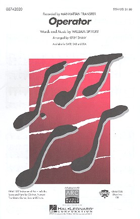 Operator for female chorus  and piano  score