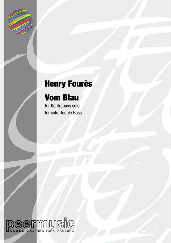 Vom Blau  für Kontrabass  