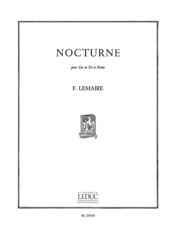 Nocturne pour cor en fa et piano&nbsp;&nbsp;&nbsp;&nbsp;