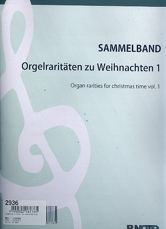 Orgelraritäten zu Weihnachten Band 1&nbsp;&nbsp;für Orgel&nbsp;&nbsp;