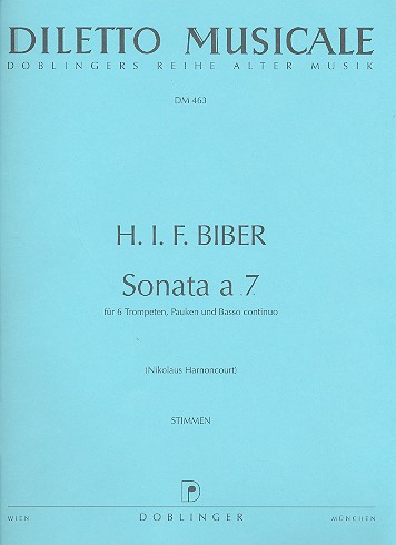 Sonata à 7 für 6 Trompeten, Pauken und Bc&nbsp;&nbsp;Stimmen&nbsp;&nbsp;